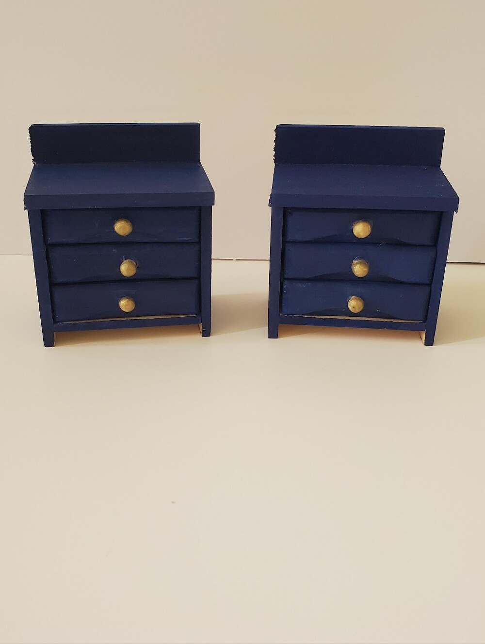 Miniature Dollhouse 1:12 Scale Side Dressers Navy BLUE